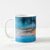Abstracte Kunst Koffiemok (Links)