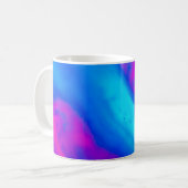 Abstracte kunst koffiemok (Voorkant links)