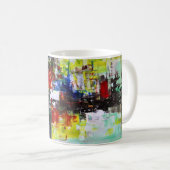 Abstracte Kunst Koffiemok (Voorkant rechts)