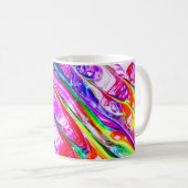 Abstracte kunst koffiemok (Voorkant rechts)