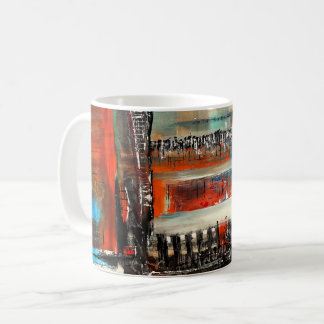Abstracte Kunst Koffiemok