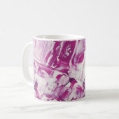 Abstracte kunst koffiemok (Voorkant links)