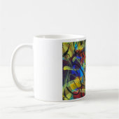 Abstracte Kunst Koffiemok (Links)
