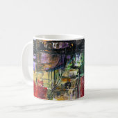 Abstracte Kunst Koffiemok (Voorkant links)