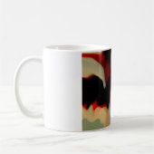 Abstracte kunst koffiemok (Links)