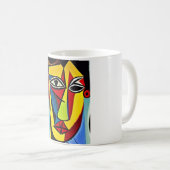 Abstracte Kunst Koffiemok (Voorkant rechts)