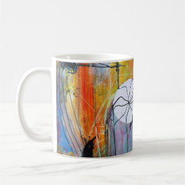 Abstracte Kunst Koffiemok