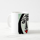 Abstracte Kunst Koffiemok (Voorkant links)