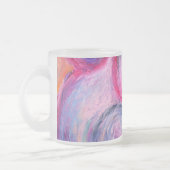 Abstracte Kunst Koffiemok Matglas Koffiemok (Links)