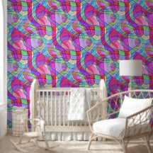 Abstracte Kunst - Kronkelige Lussen Naadloos Patro