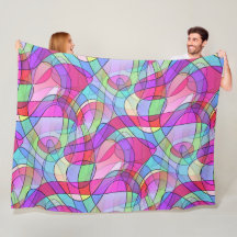 Abstracte Kunst - Kronkelige Lussen Naadloos Patro