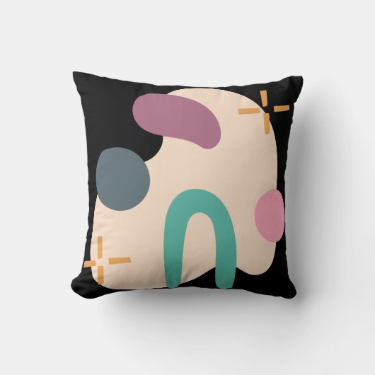 Abstracte kunst kussen (Voorkant)