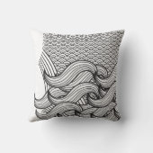 Abstracte kunst kussen (Achterkant)