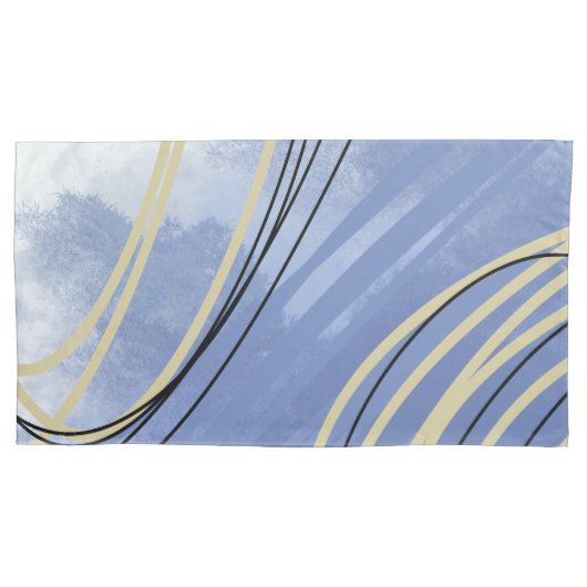 Abstracte kunst kussensloop (Voorkant-Links)