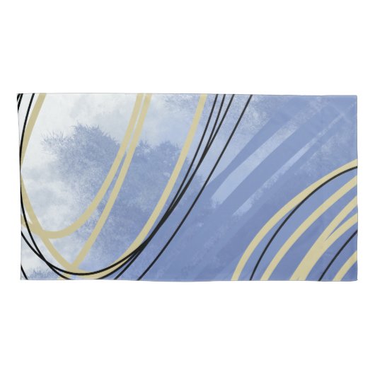 Abstracte kunst kussensloop (Achterkant-Rechts)