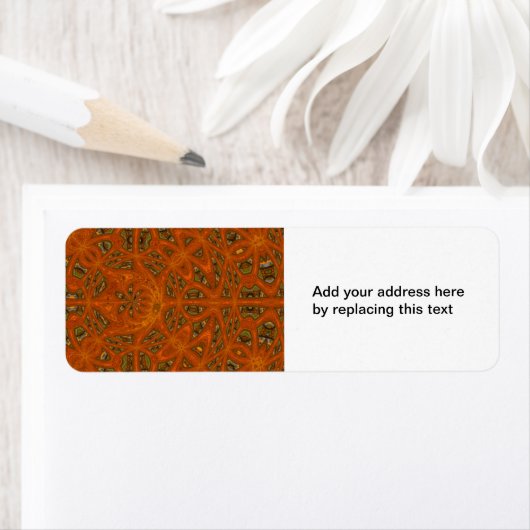 Abstracte kunst Labyrint Etiket (Insitu)