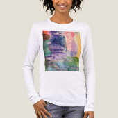 Abstracte Kunst Lange Mouwen Shirt (Voorkant volledig)