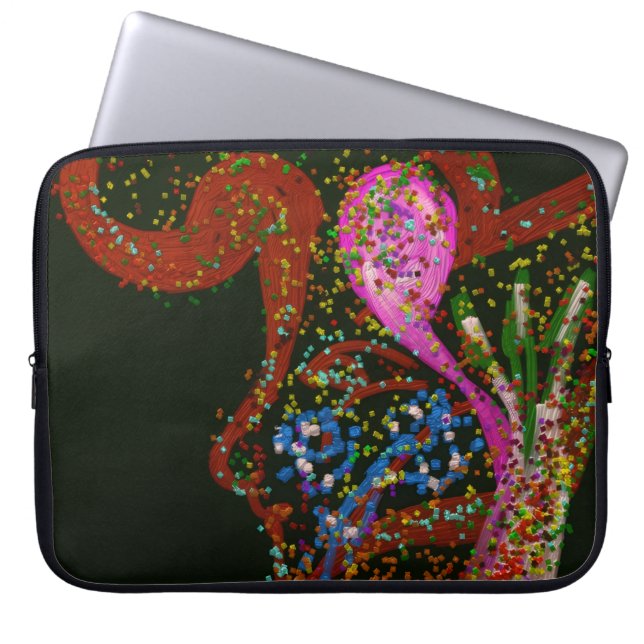 Abstracte Kunst Laptophoes Laptop Sleeve (Voorkant)