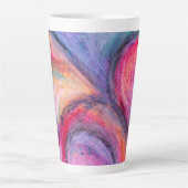 Abstracte Kunst Latte Mok (Voorkant)