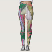 Abstracte kunst leggings (Voorkant)