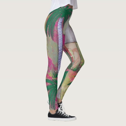 Abstracte kunst leggings (Rechts)