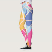 Abstracte kunst leggings (Links)
