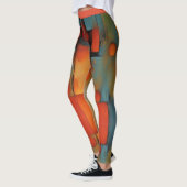 Abstracte kunst leggings (Links)
