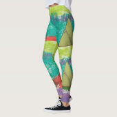 Abstracte kunst leggings (Links)