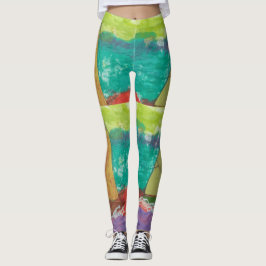 Abstracte kunst leggings