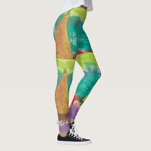 Abstracte kunst leggings (Rechts)