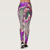 abstracte kunst leggings (Achterkant)
