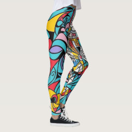 abstracte kunst leggings