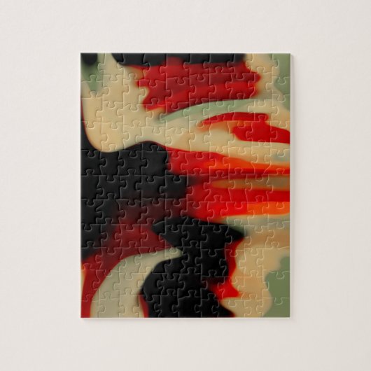 Abstracte kunst legpuzzel (Verticaal)