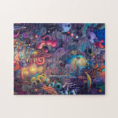 Abstracte kunst legpuzzel (Horizontaal)