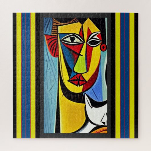 Abstracte Kunst Legpuzzel (Verticaal)