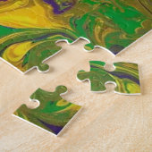 Abstracte kunst legpuzzel (Zijkant)