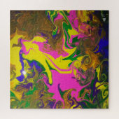 Abstracte kunst legpuzzel (Horizontaal)
