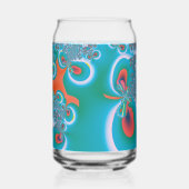 Abstracte Kunst Lentetuin Blikvorm Glas (Achterkant)