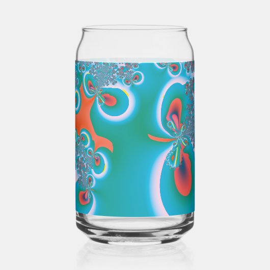 Abstracte Kunst Lentetuin Blikvorm Glas (Achterkant)