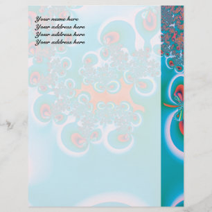 Abstracte Kunst Lentetuin Briefhoofd Ontwerp