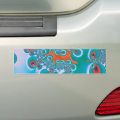 Abstracte Kunst Lentetuin Bumpersticker (Op auto)