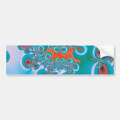 Abstracte Kunst Lentetuin Bumpersticker (Voorkant)