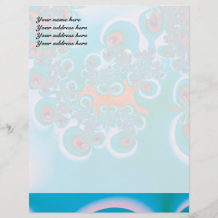 Abstracte Kunst Lentetuin Gepersonaliseerd Briefhoofd