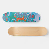 Abstracte Kunst Lentetuin Persoonlijk Skateboard (Horizontaal)