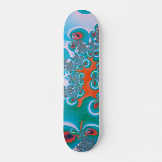 Abstracte Kunst Lentetuin Persoonlijk Skateboard (Voorkant)