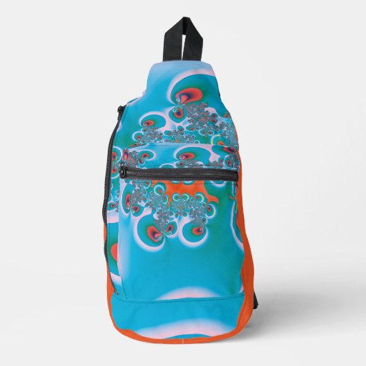Abstracte Kunst Lentetuin Sling Bag (Voorkant)