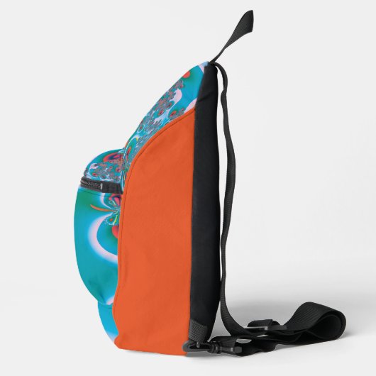 Abstracte Kunst Lentetuin Sling Bag (Rechts)