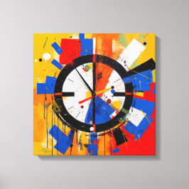 Abstracte kunst lijst canvas afdruk