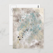 Abstracte kunst - Lullaby Briefkaart (Voorkant / Achterkant)