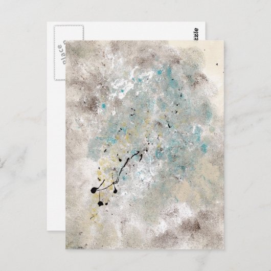 Abstracte kunst - Lullaby Briefkaart (Voorkant / Achterkant)